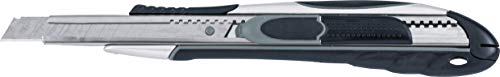 kwb Sicherheits Cuttermesser 9 mm 014409 (2 Facher Klingenschieber, rutschfeste Grifffläche) von kwb