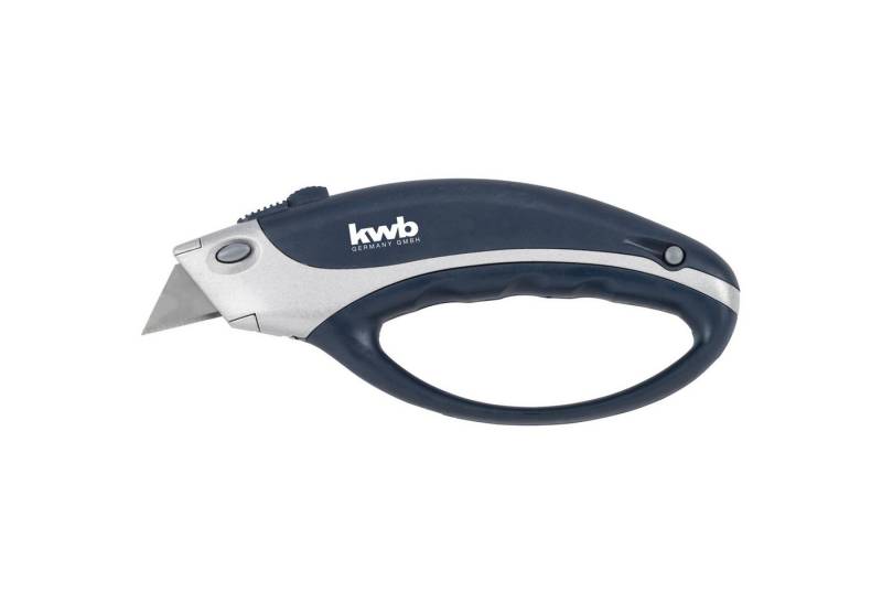 kwb Teppichmesser KWB Teppichmesser mit Handschutz, 13400, inkl. 2 Haken- und 2 von kwb