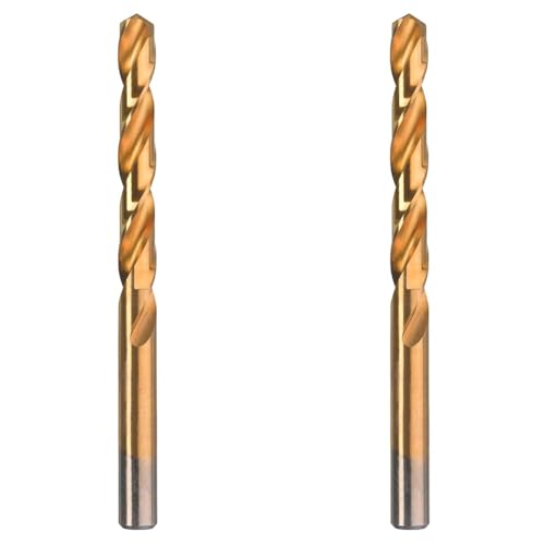 kwb Titan HSS Metallbohrer Ø 5 mm mit speziellem Spitzenanschliff, langer Standzeit und hoher Schnittgeschwindigkeit beim Bohren mit Akkuschraubern und Bohrmaschinen (Packung mit 2) von kwb
