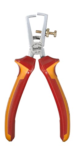 kwb VDE Abisolier-Zange 160 mm nach DIN ISO 5743, stufenlos einstellbar, extra scharfer Anschliff, VDE GS geprüft kwb VDE Abisolier-Zange 160 mm nach DIN ISO 5743, stufenlos einstellbar, extra scharfer Anschliff, VDE GS geprüft von kwb