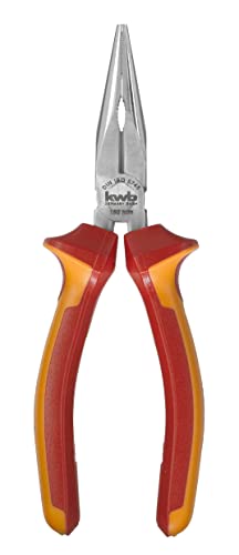 kwb VDE Flachrund-Zange/Flach-Zange 160 mm 392120, nach DIN ISO 5745, gerade Form, Schneidkanten speziell gehärtet, VDE GS geprüft kwb VDE Flachrund-Zange/Flach-Zange 160 mm 392120, nach DIN ISO 5745, gerade Form, Schneidkanten speziell gehärtet, VDE GS geprüft von kwb