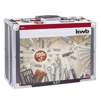 kwb Werkzeug-Koffer inkl. Werkzeug-Set, 199-teilig, gefüllt, robust und hochwertig von kwb
