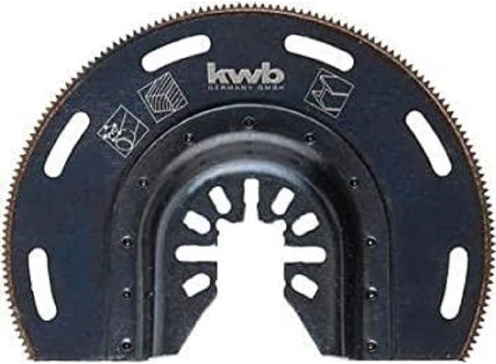 kwb Werkzeugset, Akku Top Tauchsägeblatt halbrund 80 mm, 15 mm schnitttiefe, quick von kwb