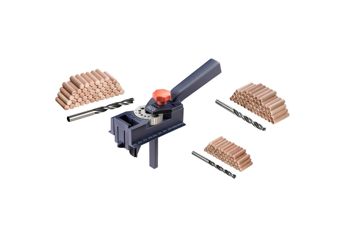 kwb Bohrlehre KWB Dübel-Bohrlehre-Set DÜBELPROFI, 758100, 154-teilig kwb Bohrlehre KWB Dübel-Bohrlehre-Set DÜBELPROFI, 758100, 154-teilig von kwb