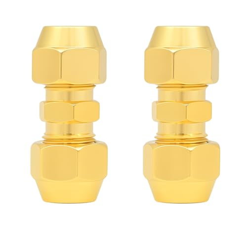 2 PCS 3/8 Zoll Klimaanlagen Verschraubung, Doppelnippel Kupferrohrverlängerung mit Klemmringverschraubung, Kältemittelleitung 3/8 Adapter für Klimaleitung und Schlauchanschluss, Langlebig & Rostfrei 2 PCS 3/8 Zoll Klimaanlagen Verschraubung, Doppelnippel Kupferrohrverlängerung mit Klemmringverschraubung, Kältemittelleitung 3/8 Adapter für Klimaleitung und Schlauchanschluss, Langlebig & Rostfrei von kwinfei