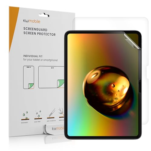 kwmobile 2X Tablet Schutzfolie kompatibel mit Apple iPad Pro 11" (2024) Folie - Full Screen Protector - Tablet Displayfolie entspiegelt von kwmobile