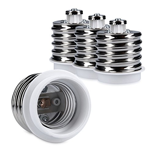 kwmobile 4x Lampensockel Adapter Konverter - E40 Fassung auf E27 Sockel Lampenadapter - Lampensockeladapter für LED Halogen Energiespar Lampen kwmobile 4x Lampensockel Adapter Konverter - E40 Fassung auf E27 Sockel Lampenadapter - Lampensockeladapter für LED Halogen Energiespar Lampen von kwmobile