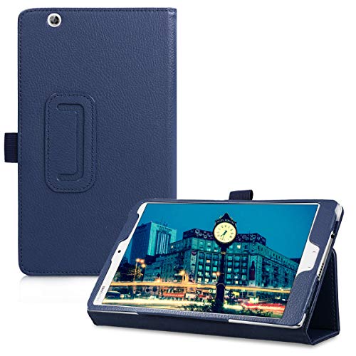 kwmobile Hülle kompatibel mit Huawei MediaPad M3 8.4 - Slim Tablet Cover Case Schutzhülle mit Ständer Dunkelblau von kwmobile