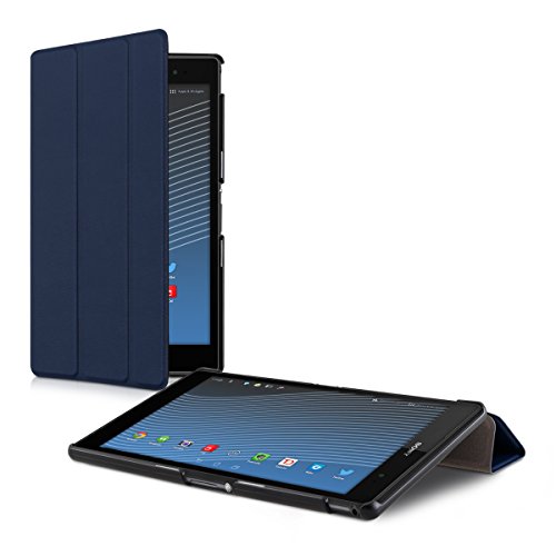 kwmobile Hülle kompatibel mit Sony Xperia Tablet Z3 Compact - Smart Cover Tablet Case Schutzhülle - Stand - in Dunkelblau kwmobile Hülle kompatibel mit Sony Xperia Tablet Z3 Compact - Smart Cover Tablet Case Schutzhülle - Stand - in Dunkelblau von kwmobile