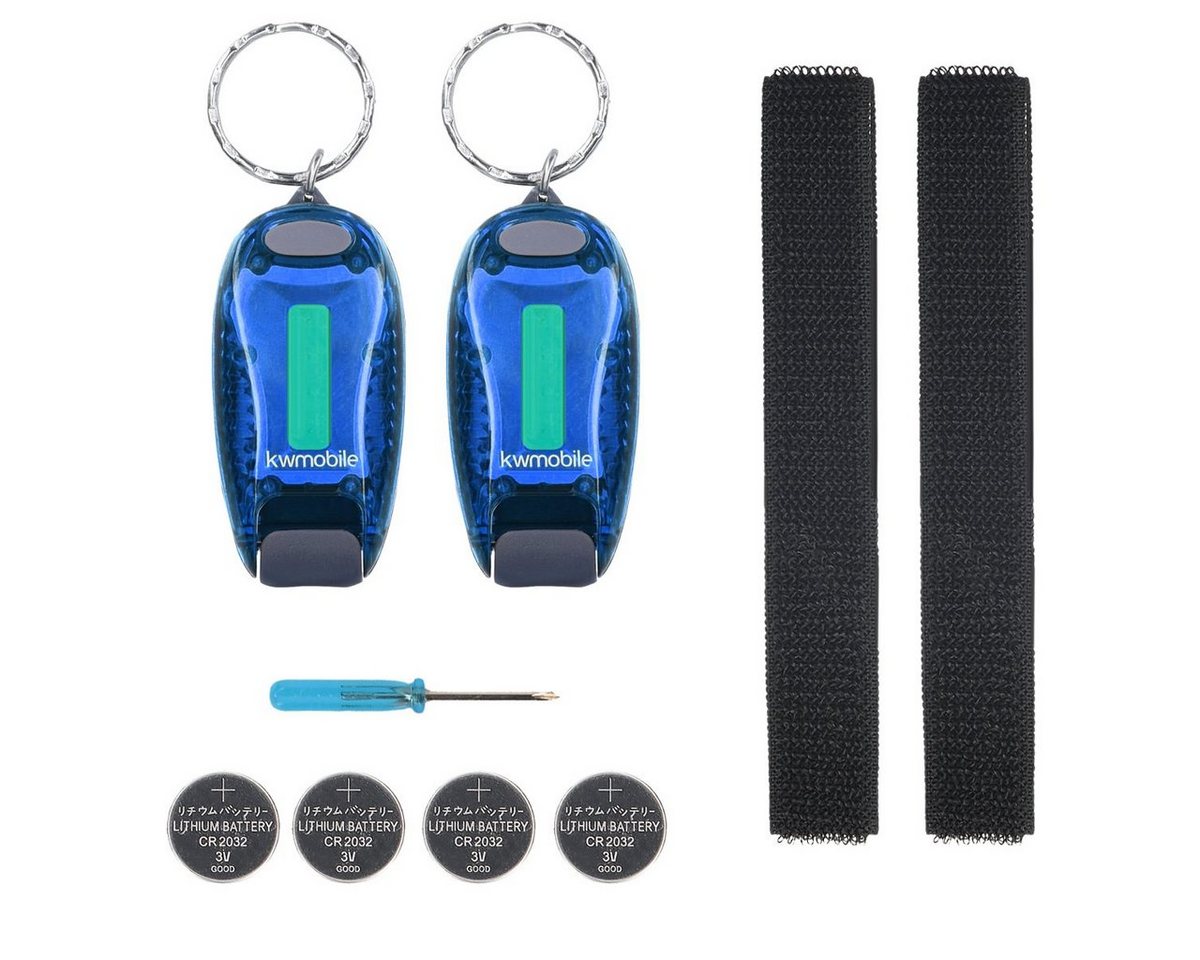 kwmobile LED Taschenlampe kwmobile 2er Set LED Sicherheitslicht - Joggen mit Klett (1-St) kwmobile LED Taschenlampe kwmobile 2er Set LED Sicherheitslicht - Joggen mit Klett (1-St) von kwmobile