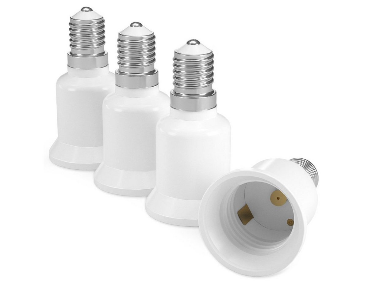 kwmobile Lampenfassung Lampensockel Konverter - E14 auf E27 Sockel Adapter, (1-St) von kwmobile