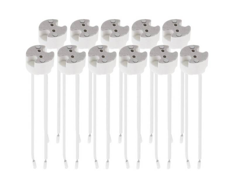 kwmobile Lampenfassung 11x GU5.3 Fassung mit 12V Kabel - MR16 Bauform, (11-St) von kwmobile