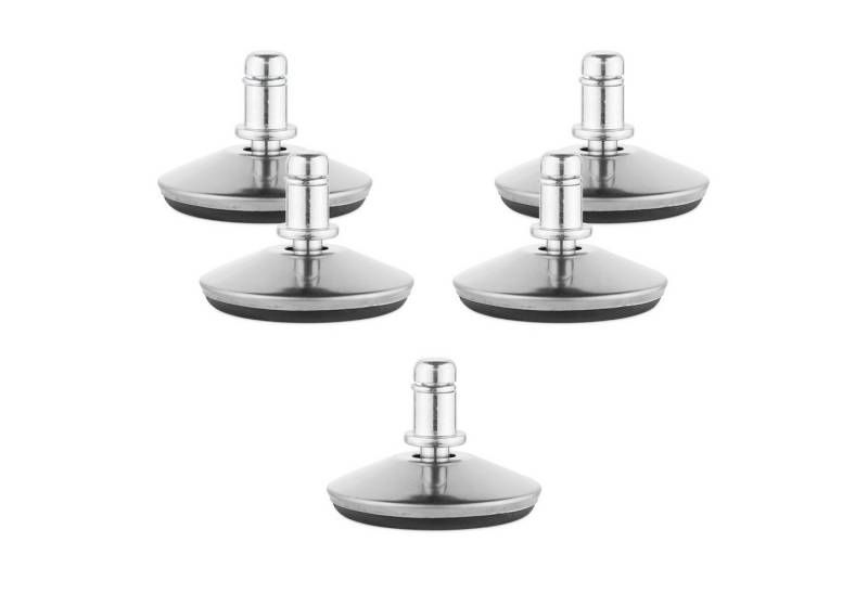 kwmobile Stuhlrolle Bürostuhl Gleiter 5er Set - Bodengleiter für Schreibtischstuhl, (5-St) von kwmobile