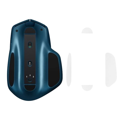 kwmobile Mouse Feet Sticker kompatibel mit Logitech MX Master 2S Ersatz Glider - Mausfüße passgenau - Maus Glides in Weiß von kwmobile