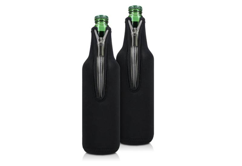kwmobile Outdoor-Flaschenkühler 2x 330-500ml Flasche Flaschenkühler, für Bier und andere Getränke - aus isoliertem Neopren - Kühler von kwmobile