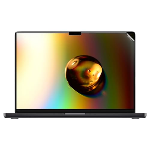 kwmobile Schutzfolie matt kompatibel mit Apple MacBook Pro 16.2" 2023 M3 A2991 - Folie Displayschutz - Displayschutzfolie Displayfolie entspiegelt von kwmobile
