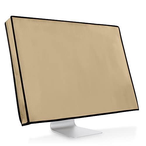 kwmobile Schutzhülle kompatibel mit 24-26" Monitor - Hülle PC Bildschirm - Computer Cover Case - Beige von kwmobile