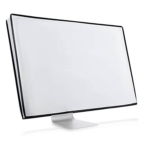 kwmobile Schutzhülle kompatibel mit 24-26" Monitor - Hülle PC Bildschirm - Computer Cover Case - Weiß von kwmobile