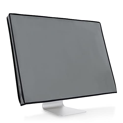 kwmobile Schutzhülle kompatibel mit 27-28" Monitor - Hülle PC Bildschirm - Computer Cover Case - Grau von kwmobile