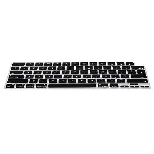 kwmobile Silikon Tastaturschutz für Apple MacBook Air 15 2023 M2 (A2941) - QWERTY US Keyboard Cover Abdeckung - Schwarz von kwmobile