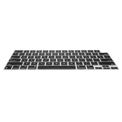 kwmobile Silikon Tastaturschutz für Apple MacBook Pro 14.2 2024 M4 A3112 / A3185 / A3401 - QWERTY US Keyboard Cover Abdeckung - Schwarz kwmobile Silikon Tastaturschutz für Apple MacBook Pro 14.2 2024 M4 A3112 / A3185 / A3401 - QWERTY US Keyboard Cover Abdeckung - Schwarz von kwmobile