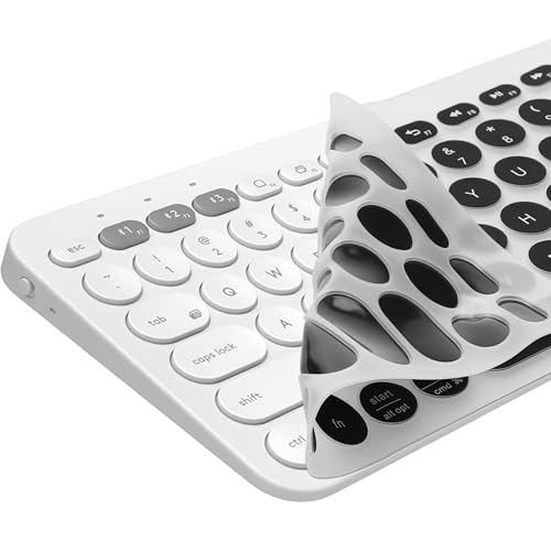 kwmobile Silikon Tastaturschutz für Logitech K380 - QWERTY US Keyboard Cover Abdeckung - Schwarz von kwmobile