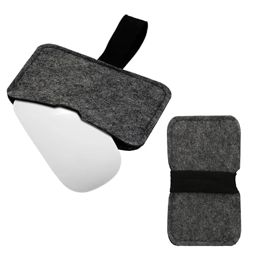 kwmobile Tasche kompatibel mit Apple Magic Mouse 1 / Magic Mouse 2 / Logitech Pebble Wireless Hülle - Filz Cover für Computer Maus - Schutzhülle für PC Mouse Dunkelgrau Schwarz kwmobile Tasche kompatibel mit Apple Magic Mouse 1 / Magic Mouse 2 / Logitech Pebble Wireless Hülle - Filz Cover für Computer Maus - Schutzhülle für PC Mouse Dunkelgrau Schwarz von kwmobile