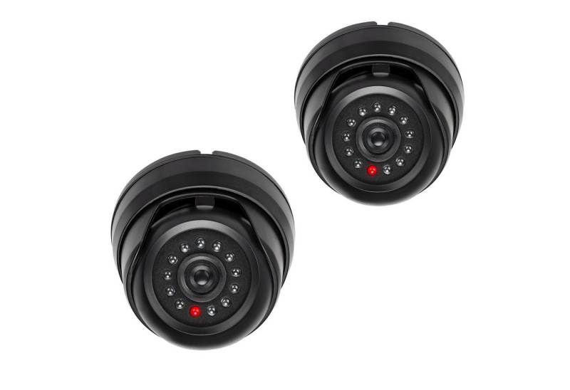 kwmobile Überwachungskamera Dome Überwachungskamera Attrappe mit LED Licht - Dummy Kamera (1-tlg) von kwmobile