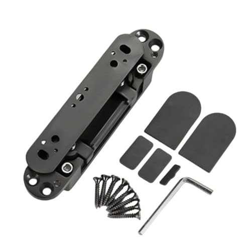 125 Grad Unsichtbares Gedämpftes Türscharnier Verstellbarer Hinternscharniere Aluminiumlegierung Versteckte Scharniermöbel Hardware Aluminiumlegiermöbel Scharniere von kwoifioy