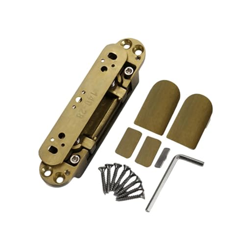 125 Grad Unsichtbares Gedämpftes Türscharnier Verstellbarer Hinternscharniere Aluminiumlegierung Versteckte Scharniermöbel Hardware Aluminiumlegiermöbel Scharniere von kwoifioy