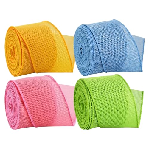 4pcs Multikolor Stoffband Dekorative Bastelband Für Bögen Kranz Machen Hochzeitsdekoration Weihnachtsbaum Ornament Vier Farben Seidenparty 4pcs Multikolor Stoffband Dekorative Bastelband Für Bögen Kranz Machen Hochzeitsdekoration Weihnachtsbaum Ornament Vier Farben Seidenparty von kwoifioy