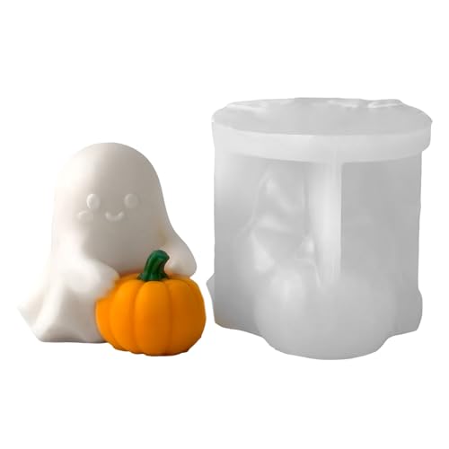 Kreatives Halloween Silikonform Für Duftende Kerzenherstellung Geisterer Kürbisform Geisteren Silikonform von kwoifioy