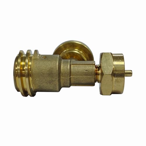 Outdoor Tanks Adapter Messing Armaturen Gasanschlussadapter Propan Tanks Gauge Werte Indikatoren Propan Gauge Messgerät von kwoifioy