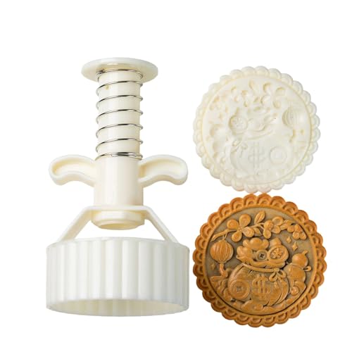 Traditionelle Chinesische Mondkuchen Formen Abs Kunststoff Backwerkzeug Mit Doppelter Kapazität Für Handgefertigtes Festival Dessert Set Für Neujahrsgeschenk von kwoifioy