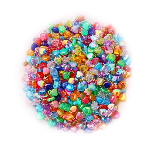 kwoifioy 10pcs Multicolor Handwerk Perlen Stern/Herz Form Abstandshalter Perlen Schmuckzubehör Für Armbänder Keychain Telefon Charme Craft Spacer Perlen kwoifioy 10pcs Multicolor Handwerk Perlen Stern/Herz Form Abstandshalter Perlen Schmuckzubehör Für Armbänder Keychain Telefon Charme Craft Spacer Perlen von kwoifioy