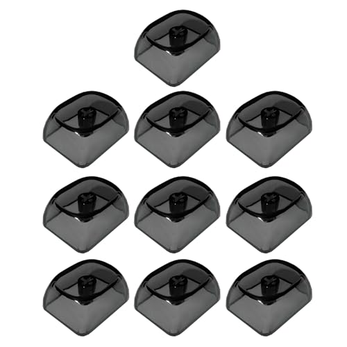 kwoifioy 10pcs Transparente Blanks Keycap Set 1.25U MOAS Profil Profil Kristalltransucents Schlüsselkaps Für Mechanische Tastaturen Kristall PC Tastaturen Für Backbeleuchtungstastaturen von kwoifioy