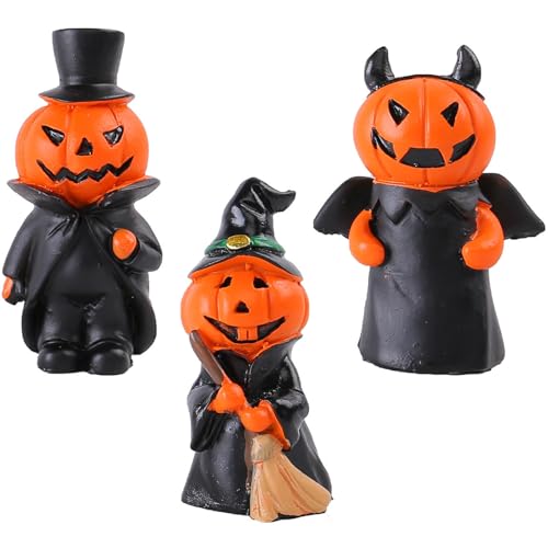 kwoifioy 3pcs Kürbismann Statuen Halloween Dekoration Handgefertigtes Harzkürbiskürbis Tabletop Orament Für Mantels Tabletop Display Party Dekoration Figuren kwoifioy 3pcs Kürbismann Statuen Halloween Dekoration Handgefertigtes Harzkürbiskürbis Tabletop Orament Für Mantels Tabletop Display Party Dekoration Figuren von kwoifioy