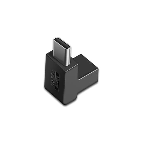 kwoifioy 90 ° Winkeladapter Adapter Legierungsanschluss 10 Gbit/S Schnell Und Breite Kompatibilität Für Mobile Bürogeräte USB C Adapter von kwoifioy