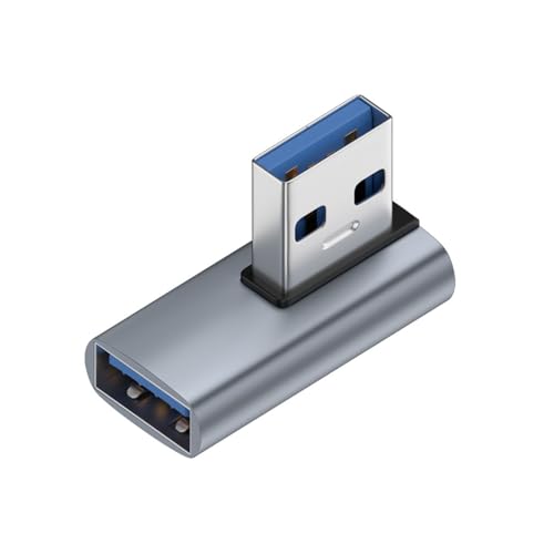 kwoifioy 90 ° Winkeladapter Adapter Legierungsanschluss 10 Gbit/S Schnell Und Breite Kompatibilität Für Mobile Bürogeräte USB C Adapter von kwoifioy