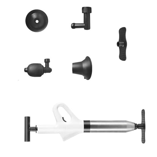 kwoifioy Edelstahl Toilettenabfluss Reiniger Hochdruck Luftkrosel 120psi 8 KPa Mit 3 Düsen Für Waschbeckenbaderohr Rohrkrug Abtrennbare Edelstahlkolben kwoifioy Edelstahl Toilettenabfluss Reiniger Hochdruck Luftkrosel 120psi 8 KPa Mit 3 Düsen Für Waschbeckenbaderohr Rohrkrug Abtrennbare Edelstahlkolben von kwoifioy