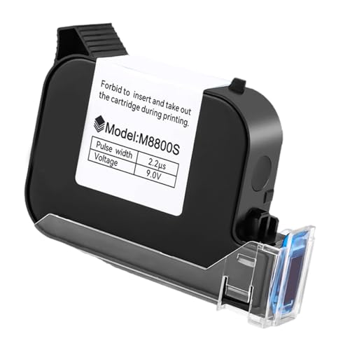 kwoifioy M8800S Schwarze Tintenpatrone Für Nicht Verschlüsselte Drucker Schnell Trocknend Auf Mehreren Oberflächen 10 cm von kwoifioy