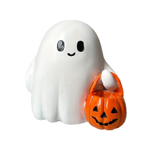 kwoifioy Miniaturspecter Skulpturharz Kunstwerke Für Urlaubsanzeige Gruselige Häuser Tragbare Figur Tragbare Figurine von kwoifioy