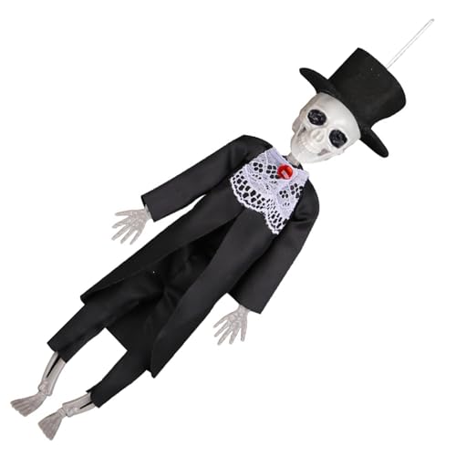 kwoifioy Realistische Plastik Skelett Figur Halloween Dekoration Mit Beweglichen Gelenken Für Eindringliche Haus Halloween Party Display Hochzeit Themenhaftes Schädel Hängende Handwerk kwoifioy Realistische Plastik Skelett Figur Halloween Dekoration Mit Beweglichen Gelenken Für Eindringliche Haus Halloween Party Display Hochzeit Themenhaftes Schädel Hängende Handwerk von kwoifioy
