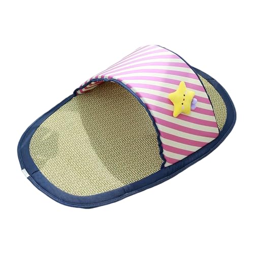 kwoifioy Slipperform Haustierkühlkissen Schlafbett Für Heißes Wetter Reduzieren Sie Weiche Kissen Kühlmatte Mit Rattan Design Haustier Für Katzen Und Hund von kwoifioy