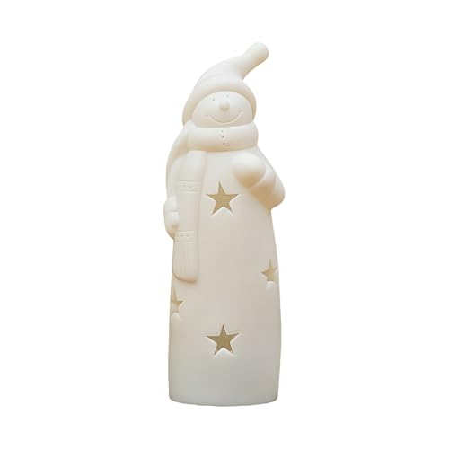 kwoifioy Weihnachten Schneemann Santa Star LED Tische Lampe Für Schlafzimmer Wohnzimmer Urlaub Party Dekorationen Shatterproof Designs Bewegliche Partybeleuchtung Für Häuser von kwoifioy