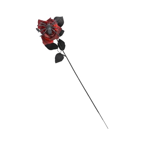kwoifioy Wiederverwendbare Seidenschwarze Spinnen Rose Bouquet Flexible Stiel Blumenarrangement Dekoration Für Halloween Weddings Event Office Halloween Künstliche kwoifioy Wiederverwendbare Seidenschwarze Spinnen Rose Bouquet Flexible Stiel Blumenarrangement Dekoration Für Halloween Weddings Event Office Halloween Künstliche von kwoifioy