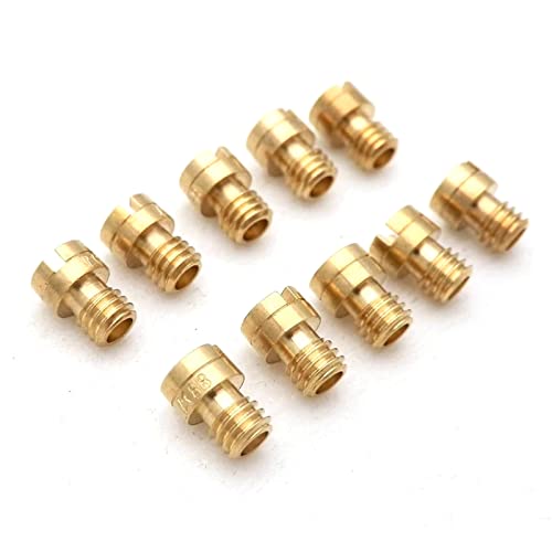 10 Stück Vergaser Düsen, M4 70-92 kann angepasst werden, 4mm Hauptdüse Vergaser Hauptdüsen Set, GY6 Vergaser Düsen, für Roller Motorrad Schaltmoped 10 Stück Vergaser Düsen, M4 70-92 kann angepasst werden, 4mm Hauptdüse Vergaser Hauptdüsen Set, GY6 Vergaser Düsen, für Roller Motorrad Schaltmoped von kyaoayo