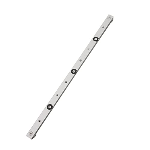 Aluminiumlegierung T-Schiene,T-Schiene T-Nut Gehrungsschiene,T-Schraube Befestigungsschlitz Holzbearbeitung Handwerkzeug,für Holzbearbeitung Router Tabelle (T-Schlitten mit Haltering 300mm) von kyaoayo