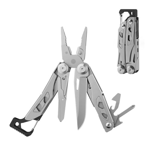 Multifunktionszange,kyaoayo Multitools 13 in 1 Multi Tool faltbare Zange mit Taschenmesser,Zange,Dosenöffner und Schere,Schraubendreher,Flaschenöffner Multitool Werkzeug für Camping/Männer Geschenke von kyaoayo