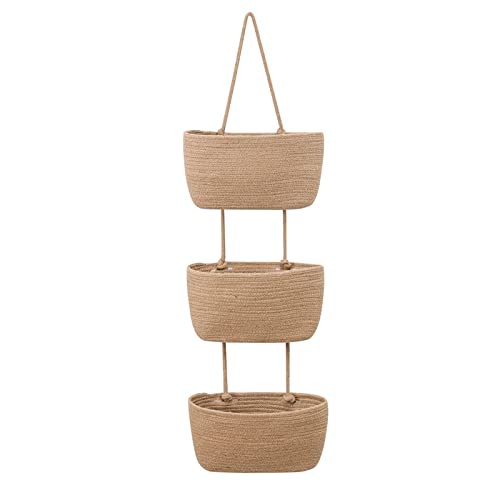 kyaoayo Tür Wand Organizer, Hängeorganizer Tür Wand Organizer mit Taschen,Kreativ Aufbewahrungstasche Mehrere Fächer, für Kinderzimmer,Badezimmer,Schlafzimmer (Gelb) von kyaoayo